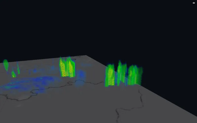 3D storm volume